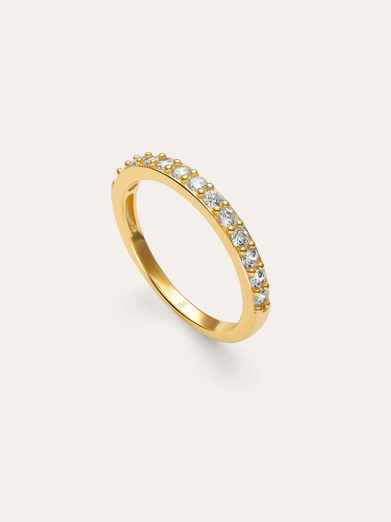 Bague Shine Argent Plaqué Or