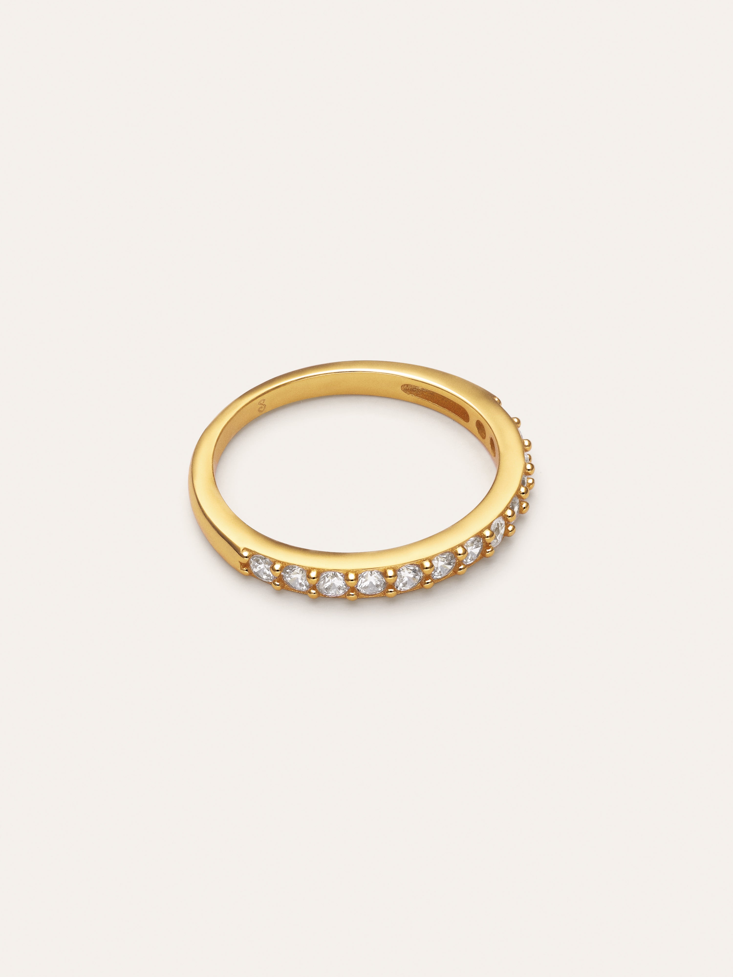 Bague Shine Argent Plaqué Or