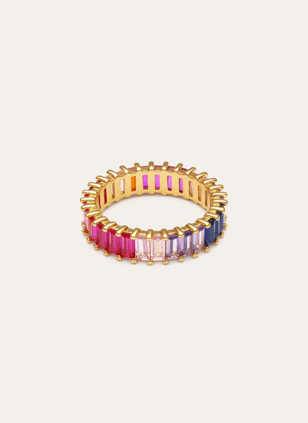 Anillo Sia Berries Baño Oro