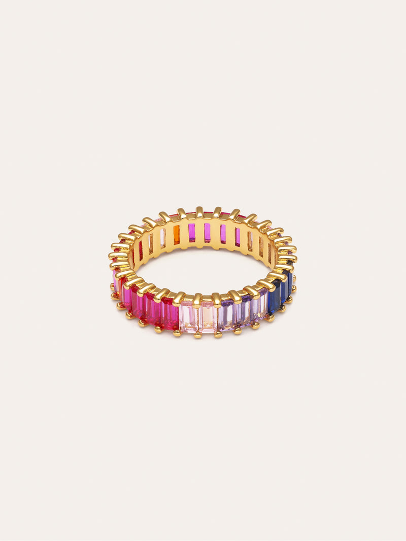 Anillo Sia Berries Baño Oro
