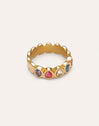 Ring Sirena Colors Edelstahl Vergoldet