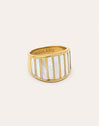 Siren Shells Stainless Steel Gold Ring