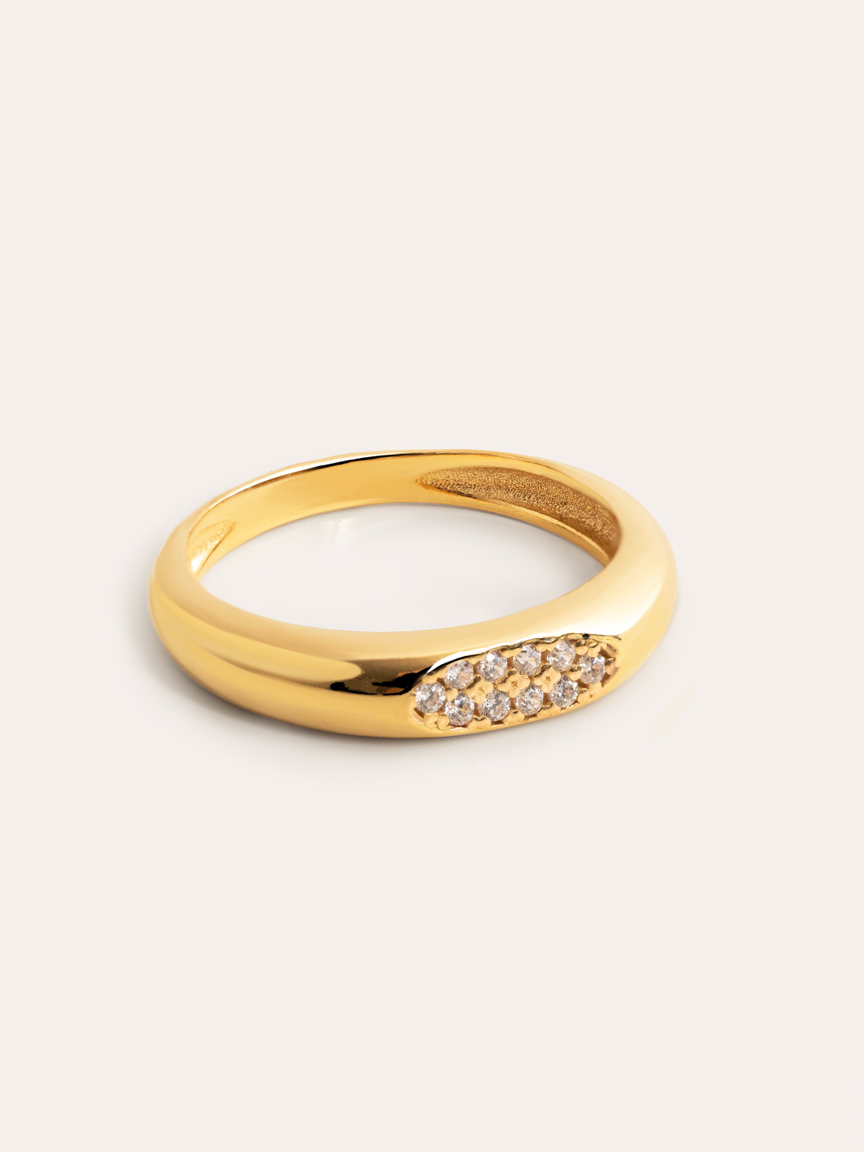 Signet Ivory Gold Ring 