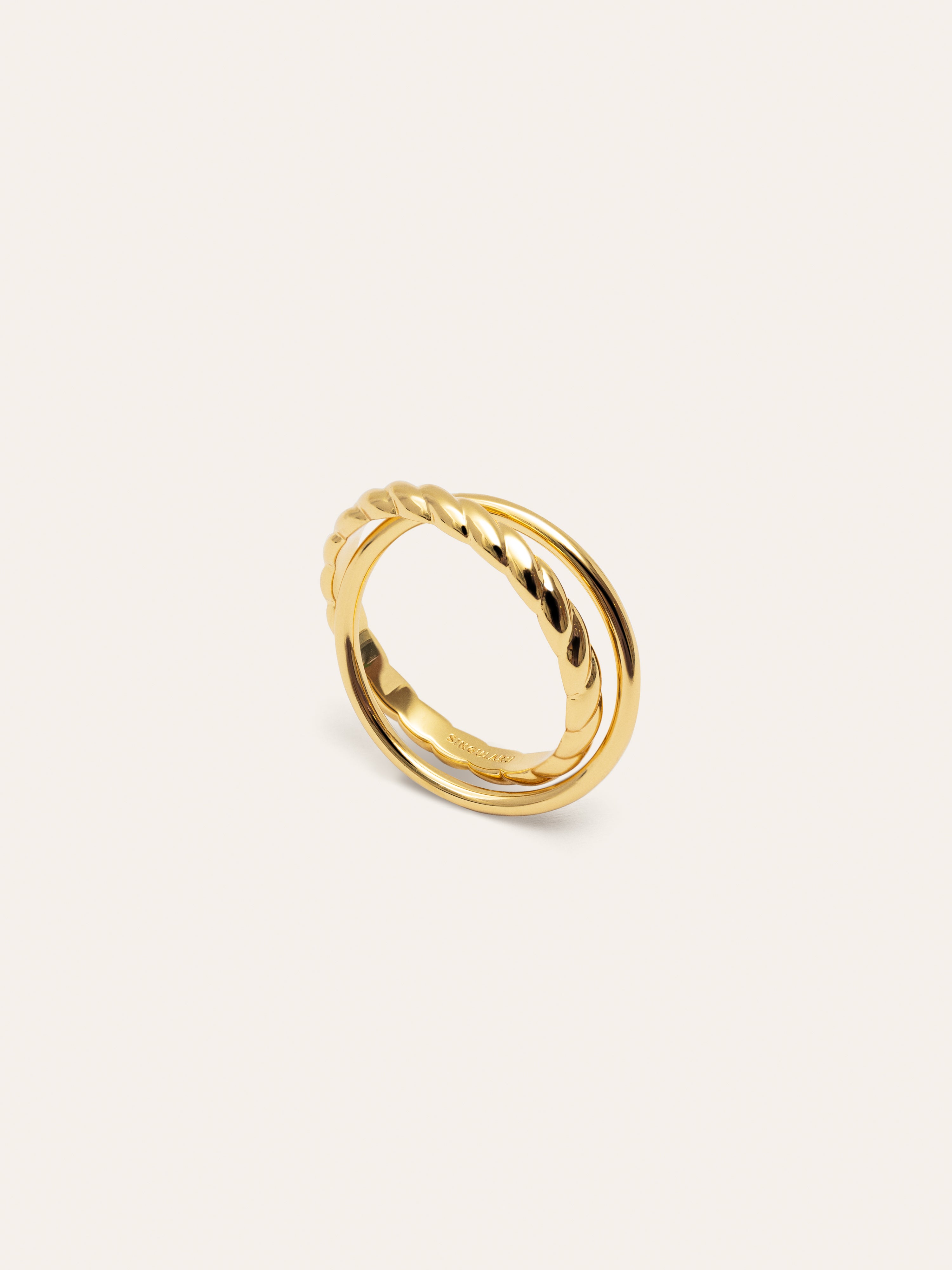 Anillo Story Baño Oro