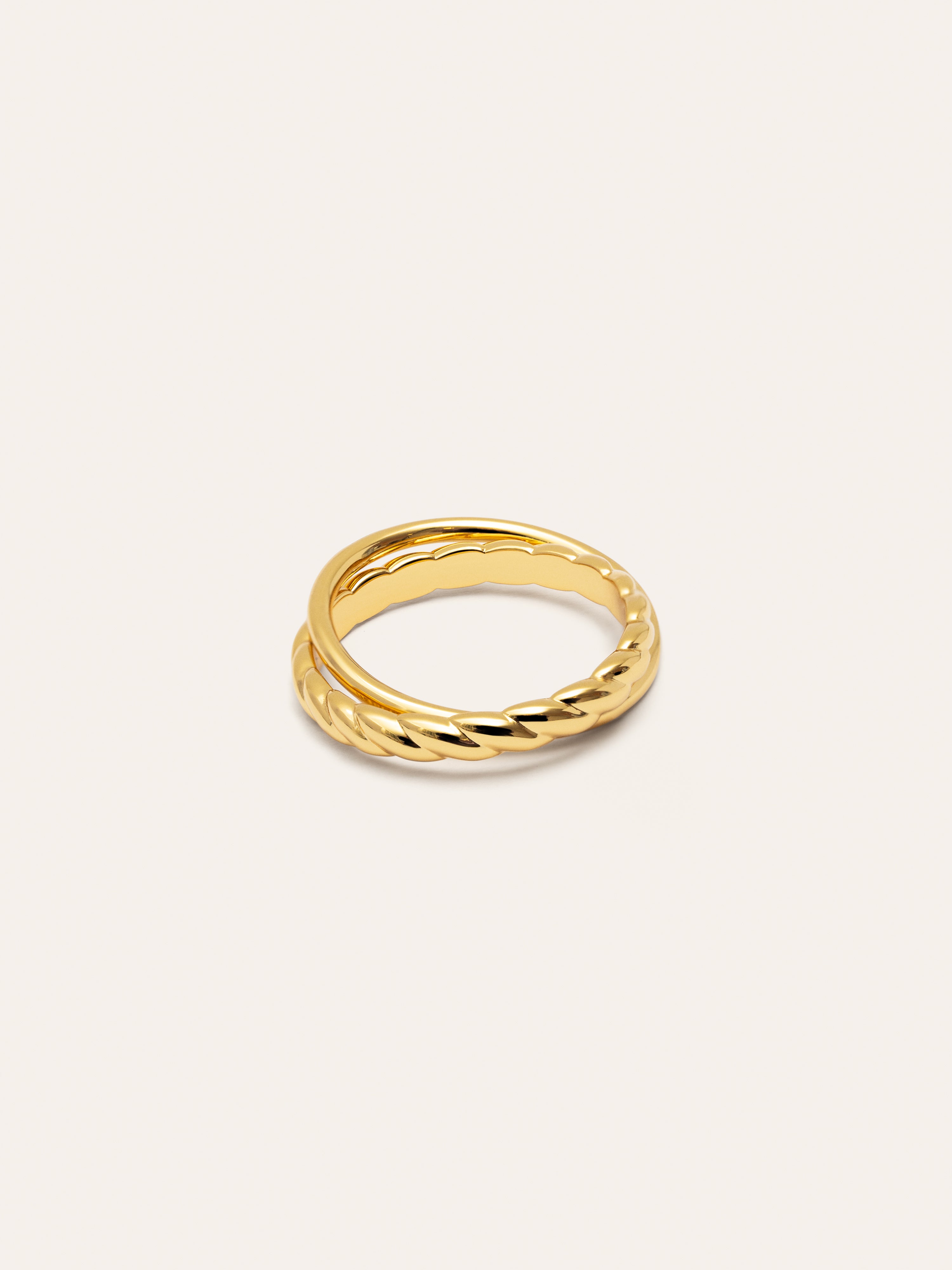 Anillo Story Baño Oro