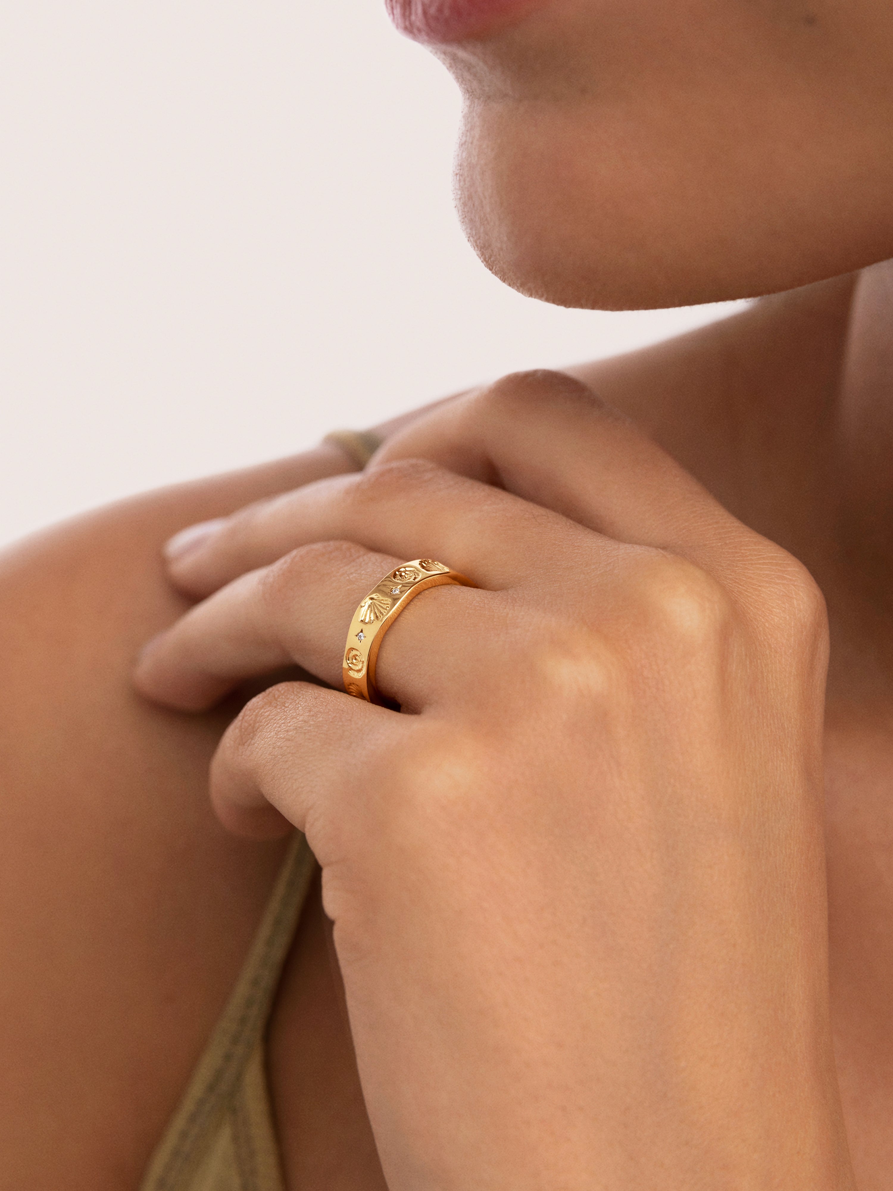 Ring Treasure Vergoldet