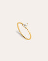 Bague Trèfle Plaqué Or