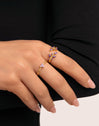 Anillo Buganvilla Baño Oro