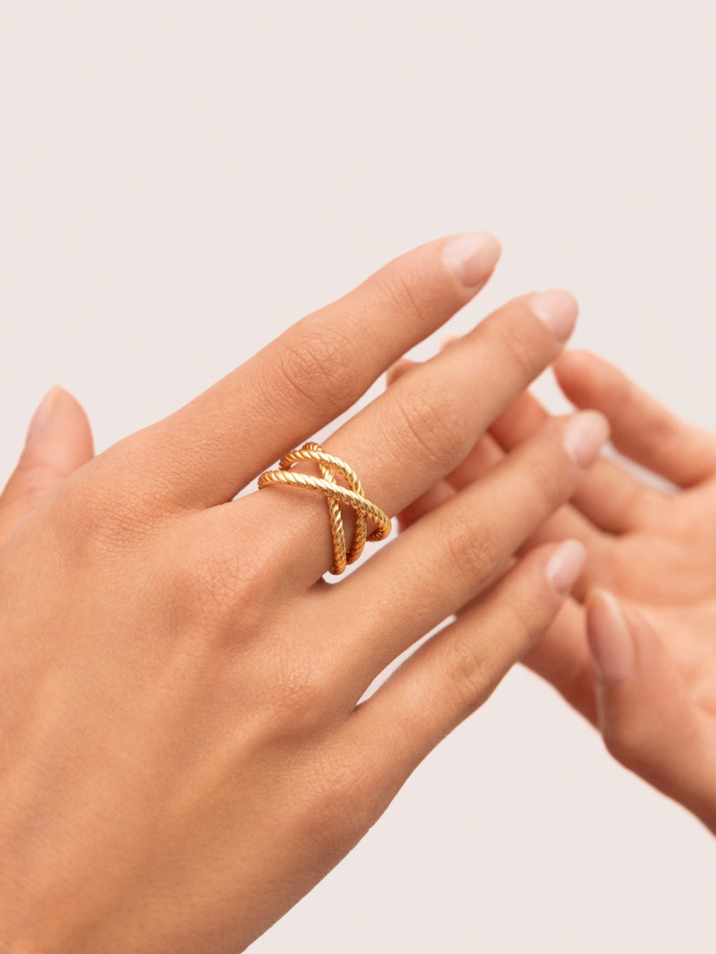 Anillo Vincla Baño Oro