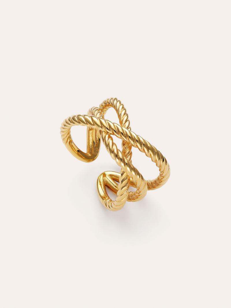 Anillo Vincla Baño Oro