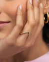 Scarlett Dance V-Ring, vergoldet