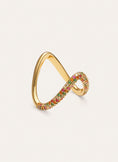 Anillo V Scarlett Dance Baño Oro