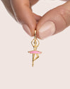 Ballerina Gold Charm