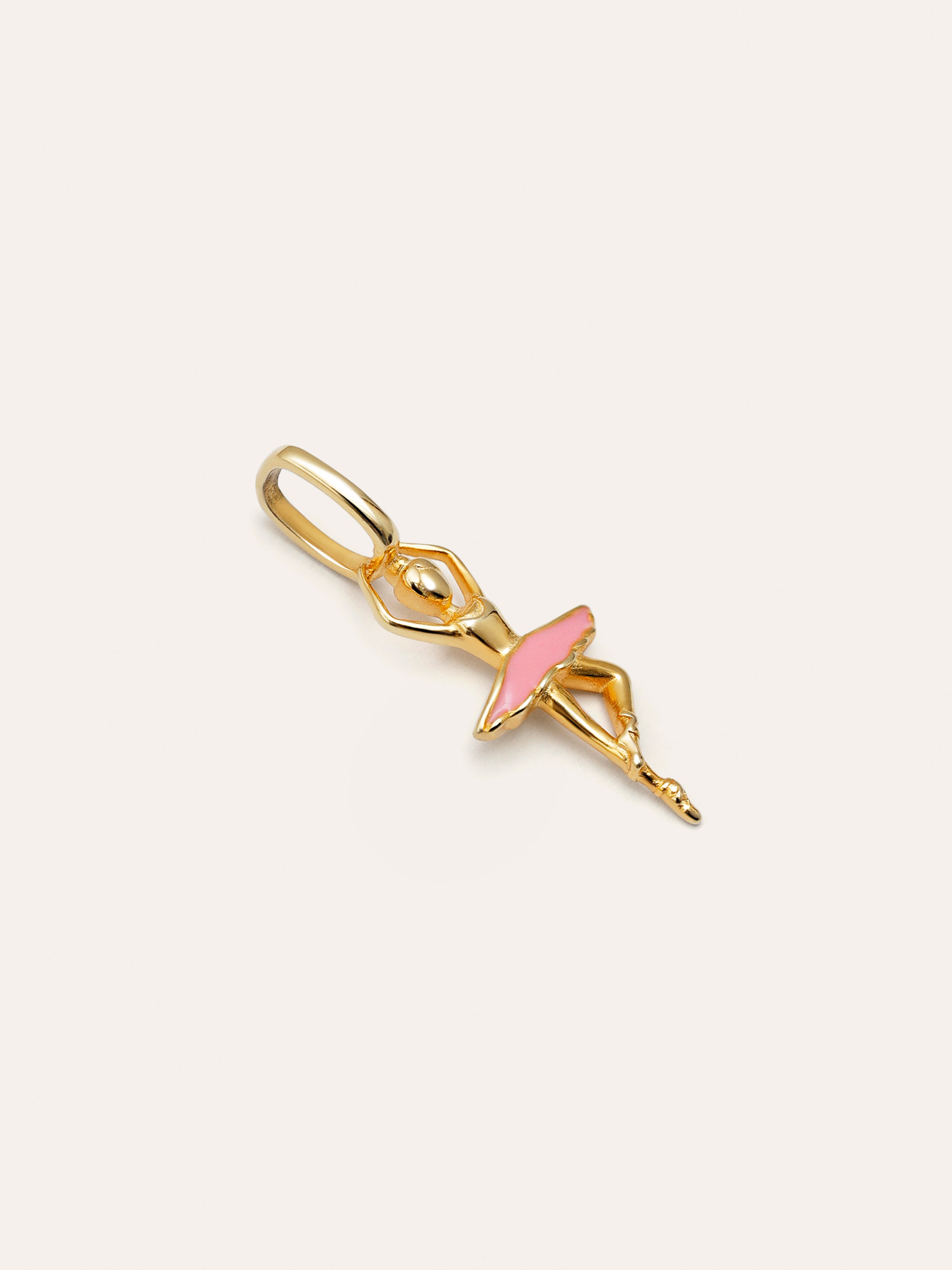 Ballerina Gold Charm