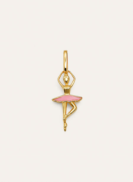 Ballerina Gold Charm