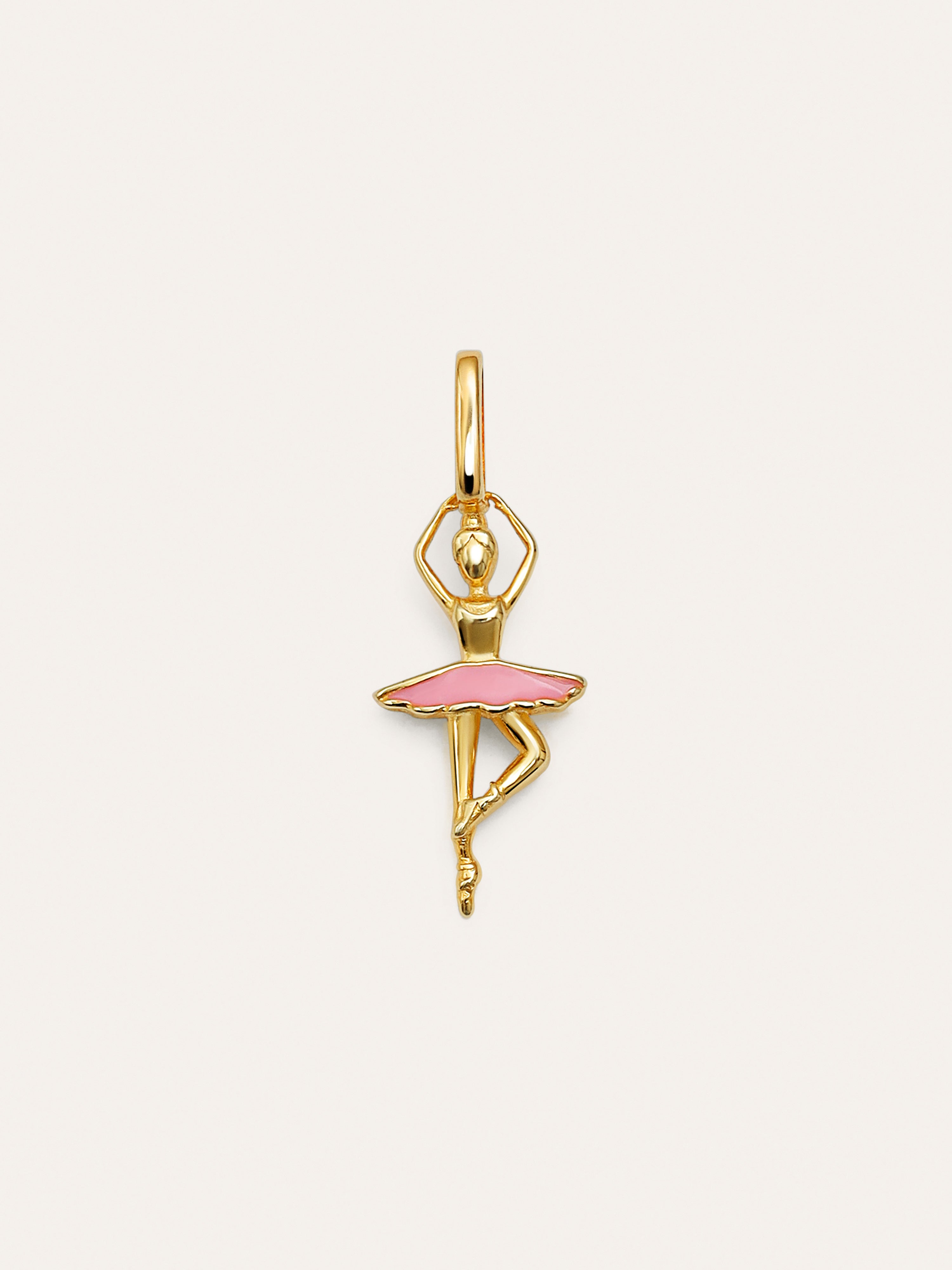 Ballerina Gold Charm