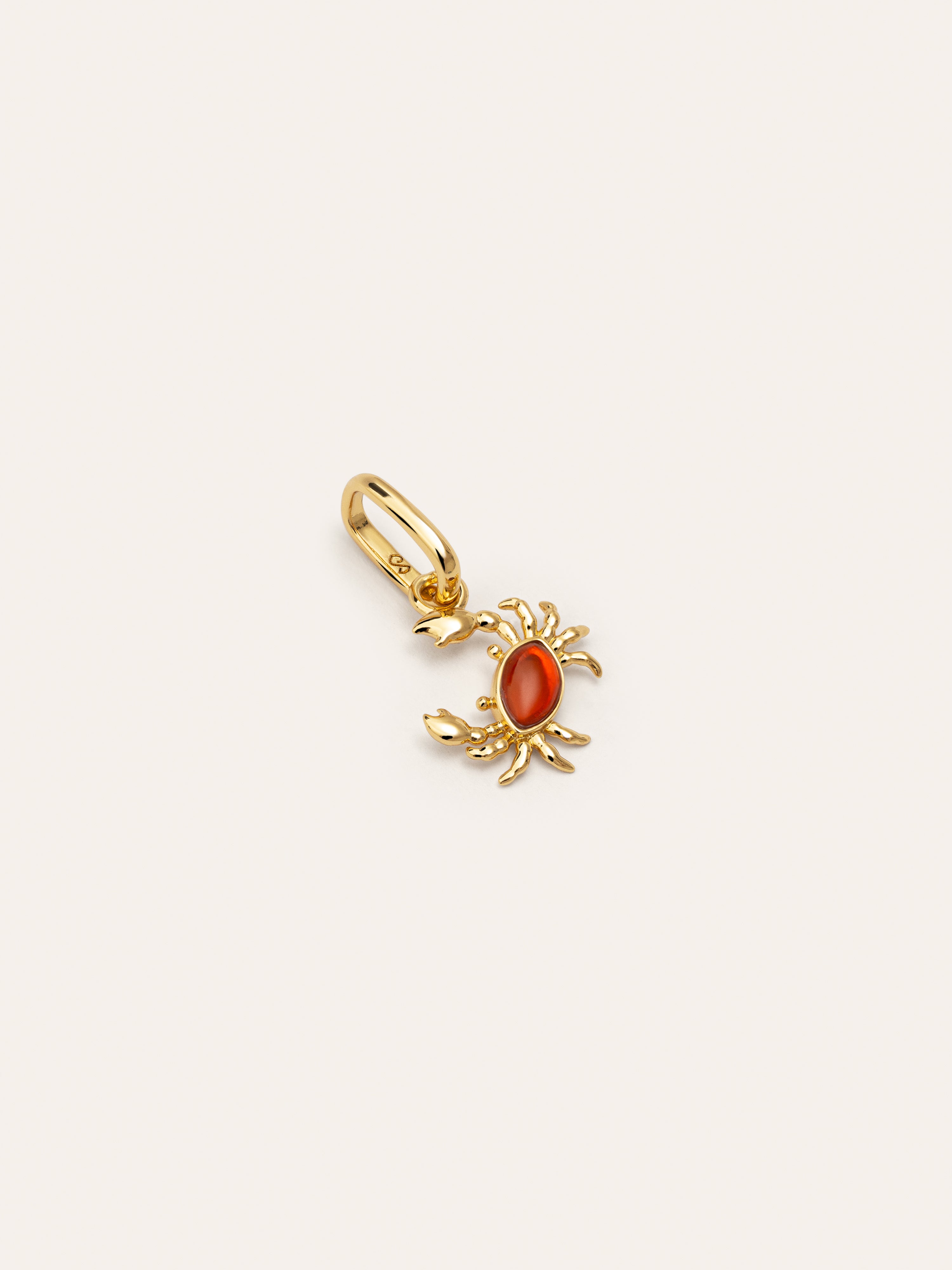 Charm Cangrejo Baño Oro