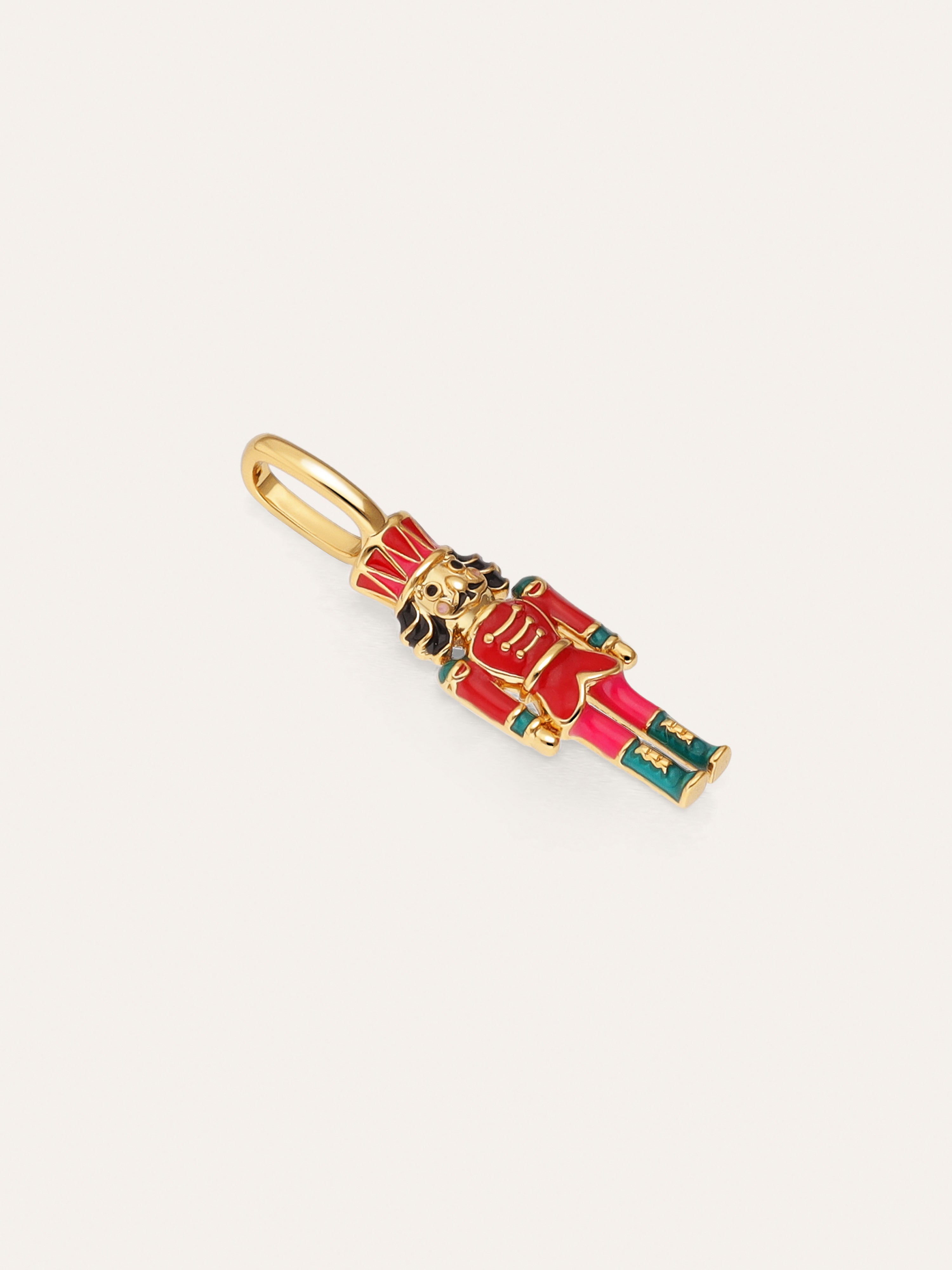 The Nutcracker Gold Charm