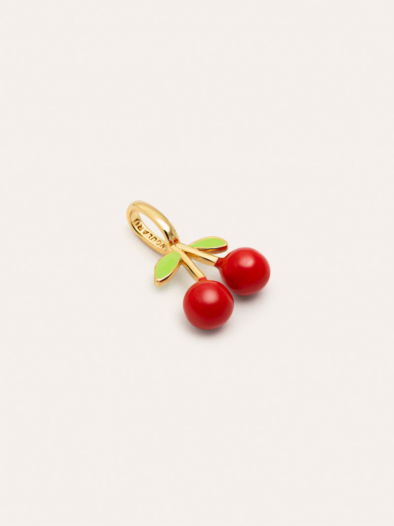 Charm Cereza Baño Oro
