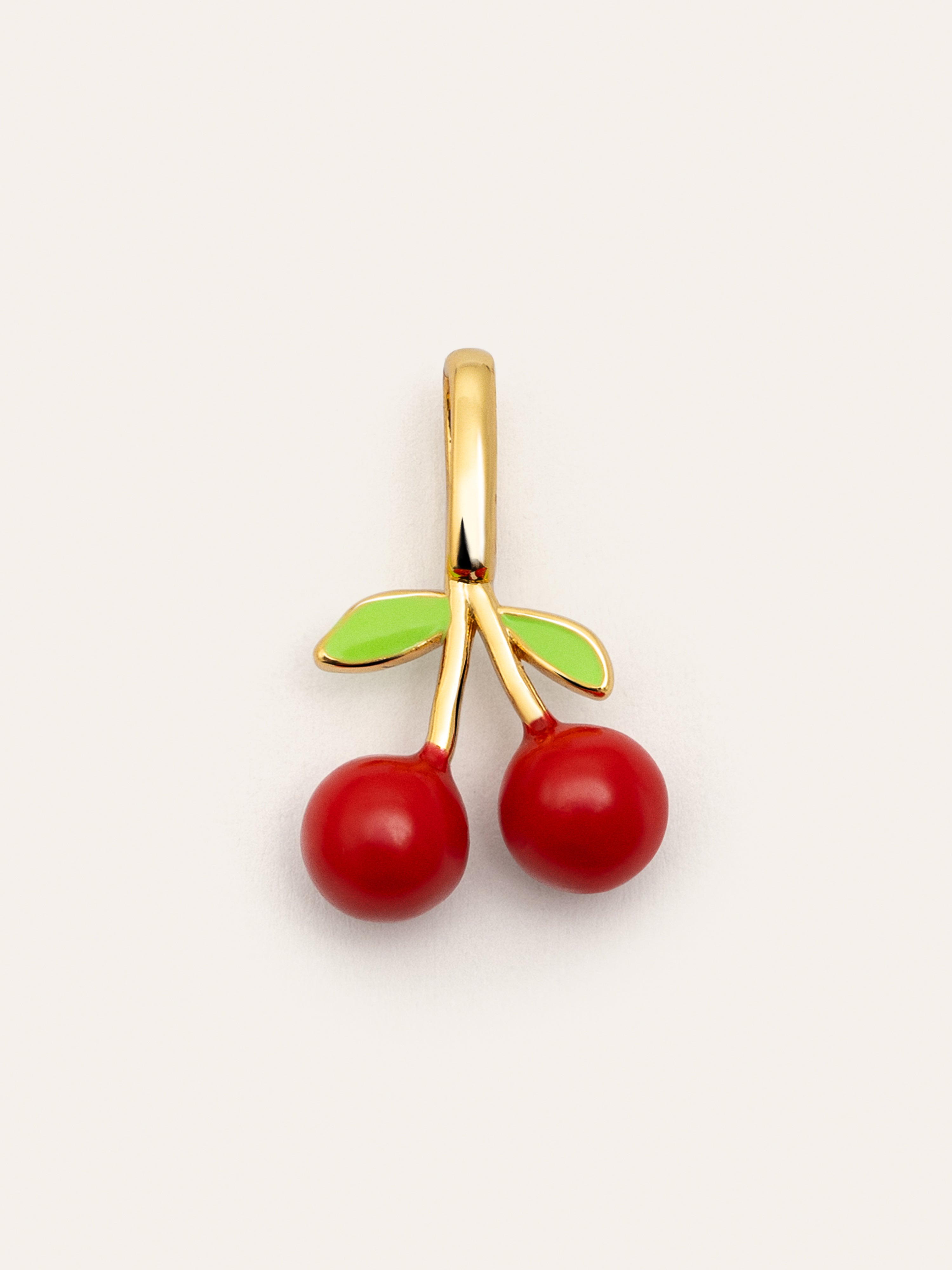 Cherry Gold Charm