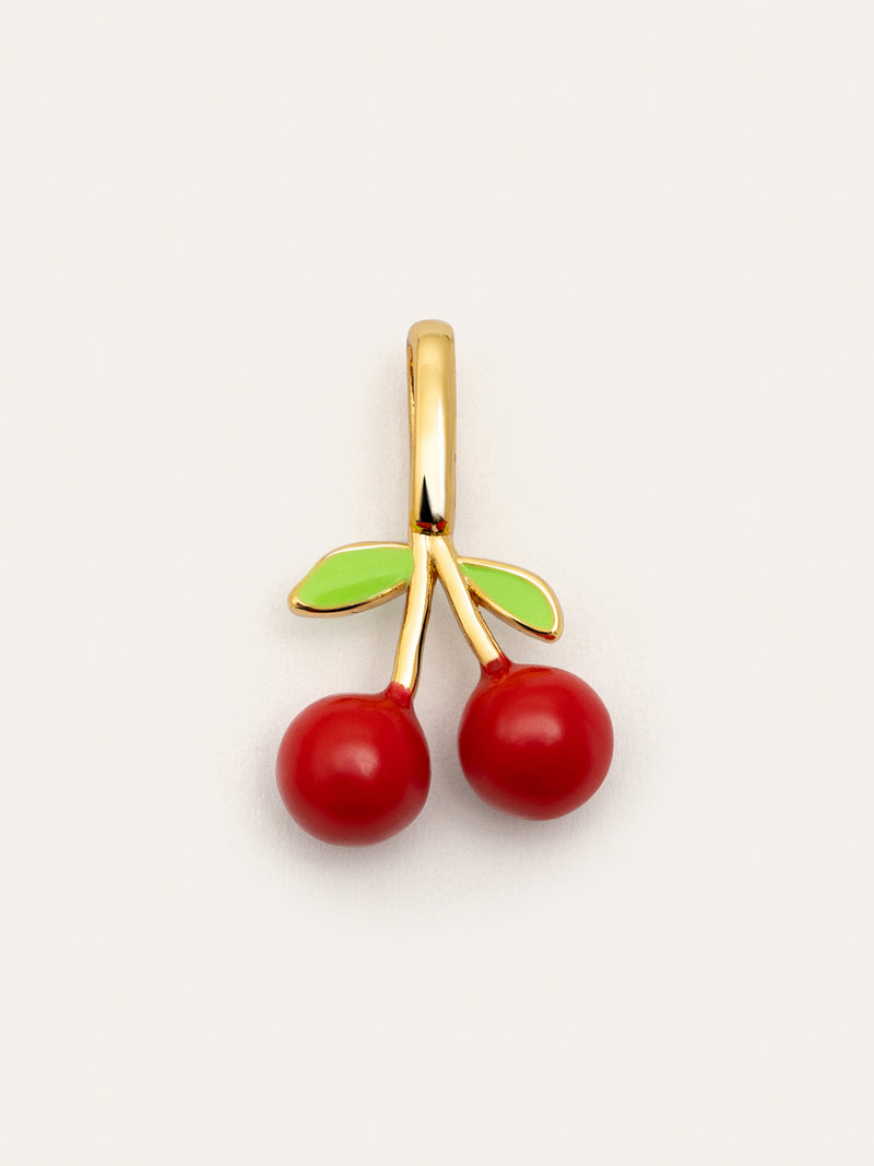 Charm Cereza Baño Oro