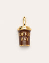 Coffee Gold Charm