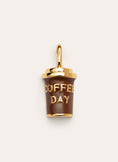 Coffee Gold Charm