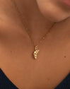 Charm Croissant Baño Oro