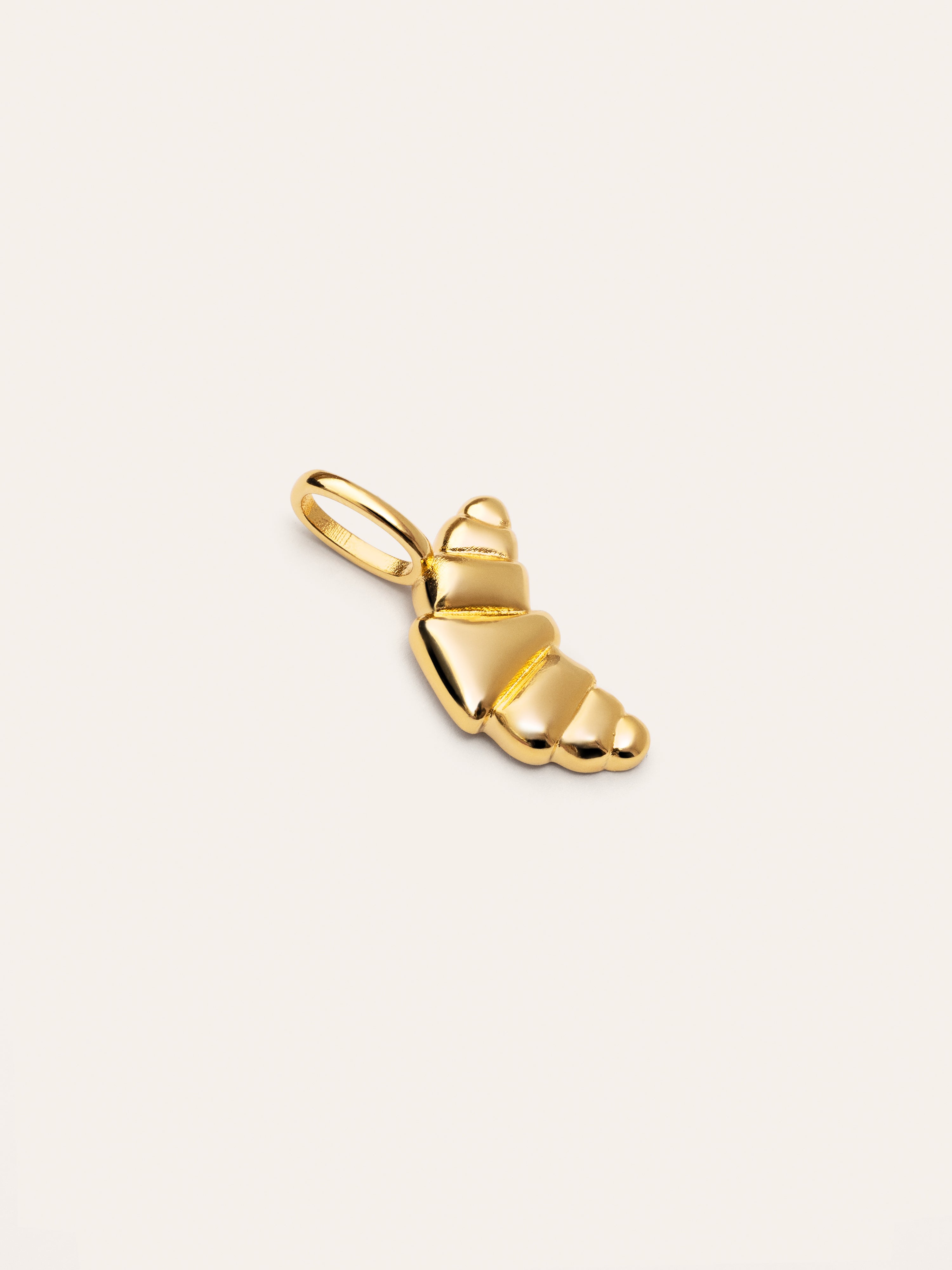 Charm Croissant Baño Oro