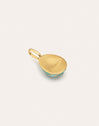 Charm Easter Egg Blue Baño Oro