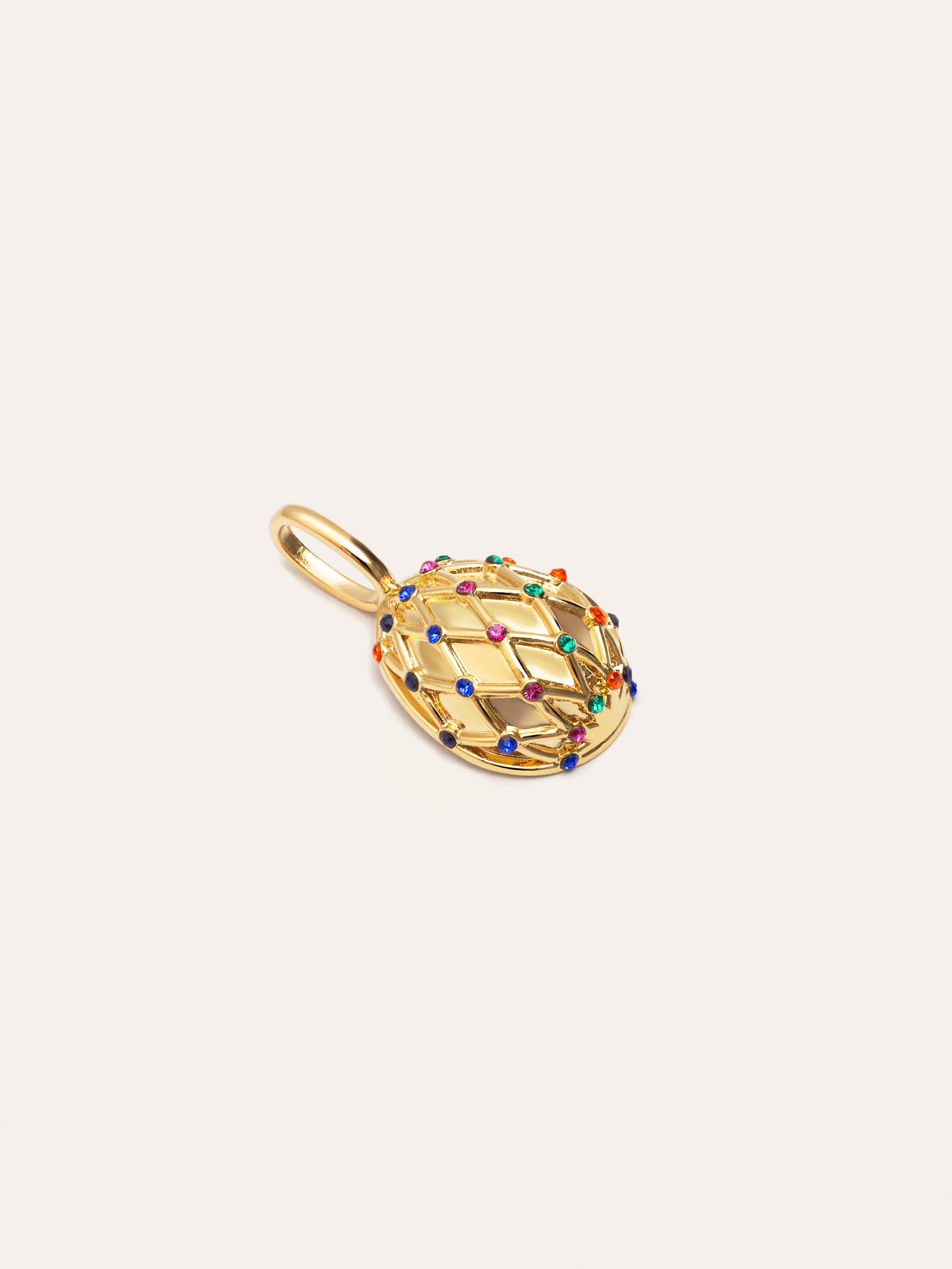 Charm Easter Egg Colors Baño Oro