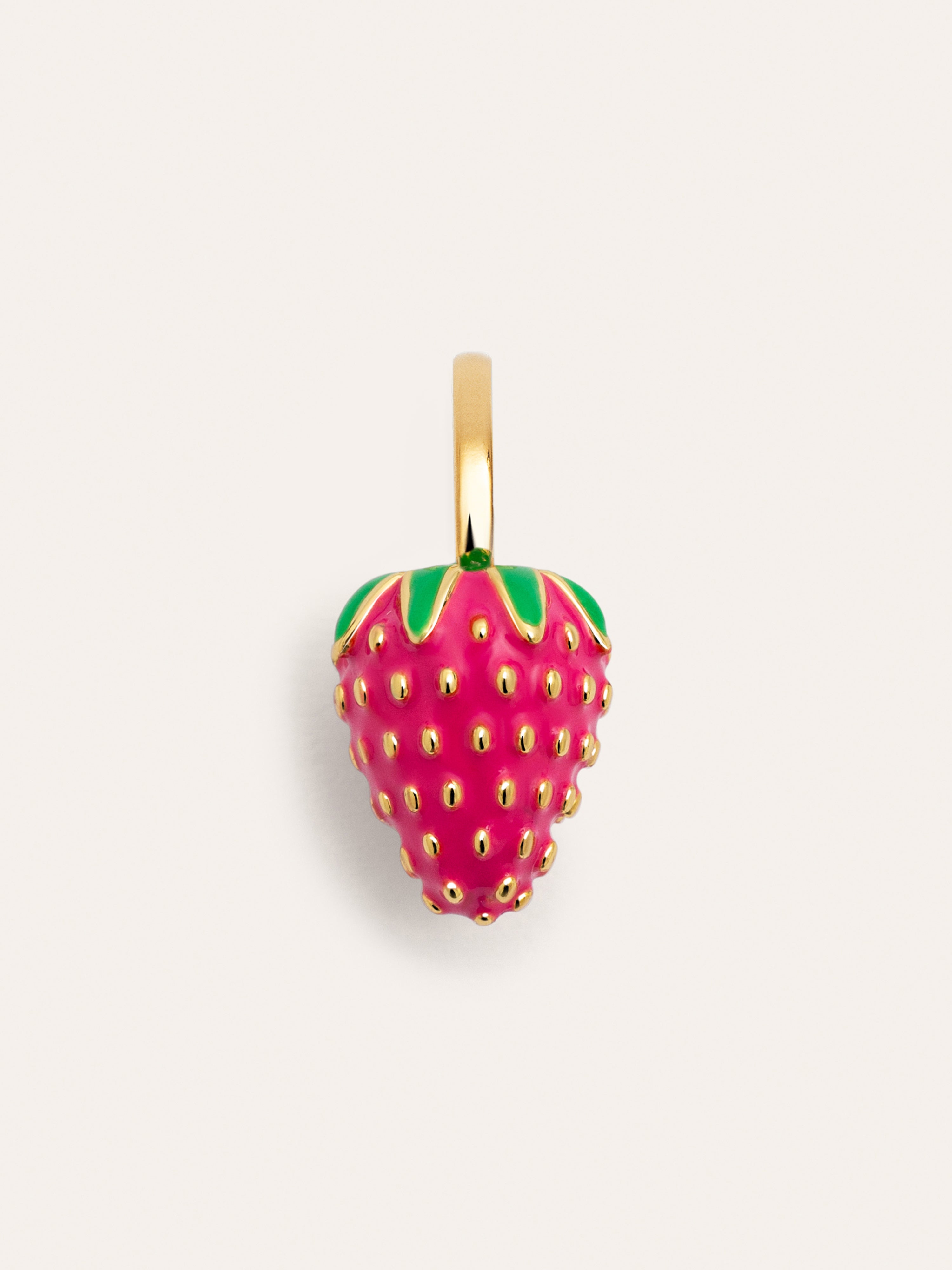 Strawberry Gold Charm