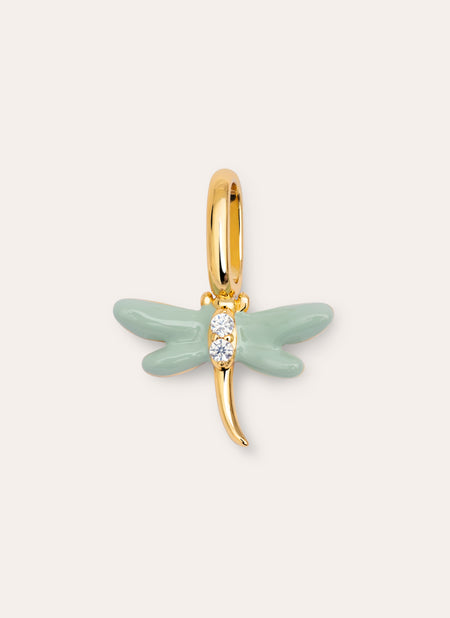 Charm Libélula Banho Ouro