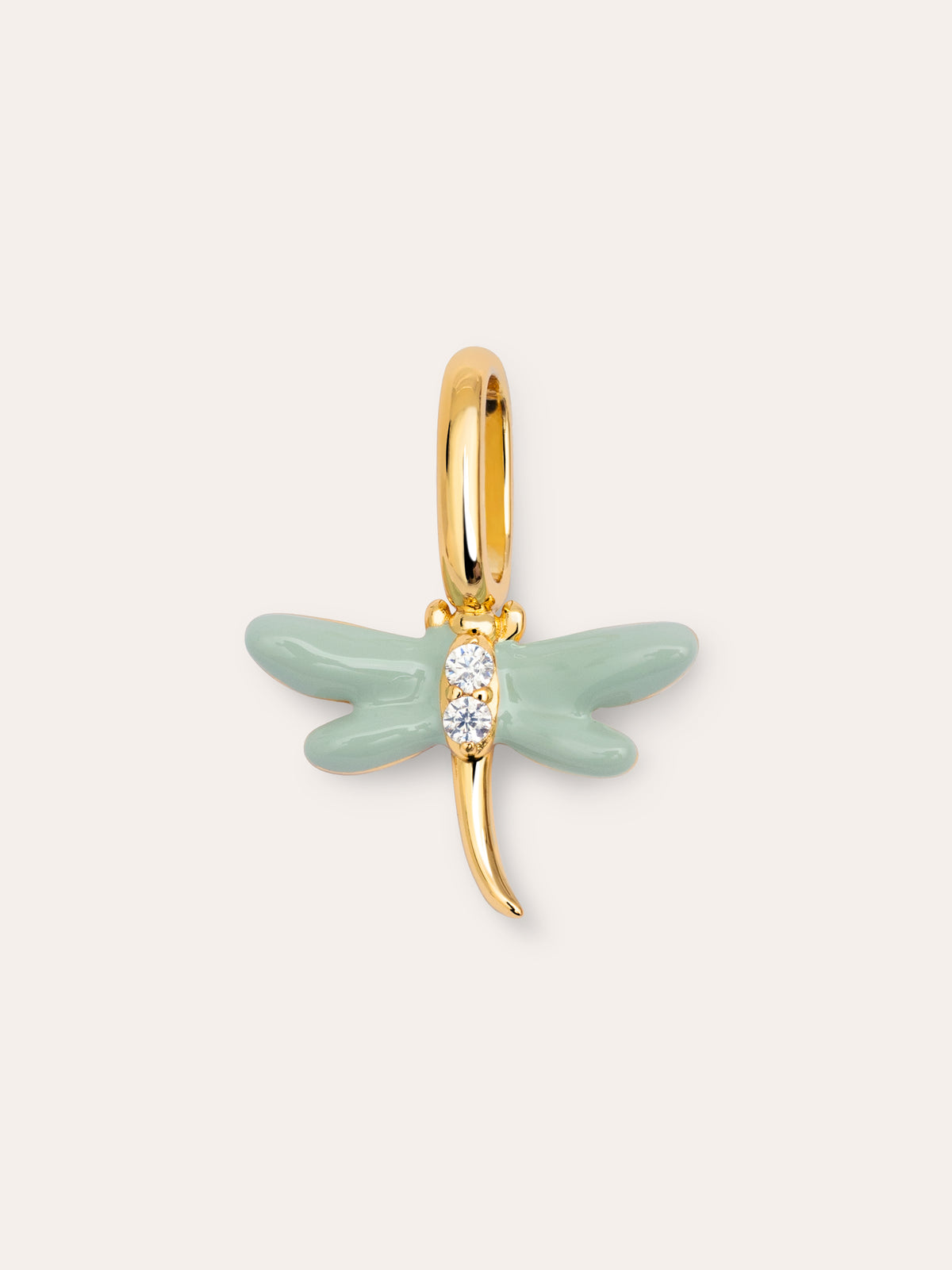 Gold-Plated Dragonfly Charm
