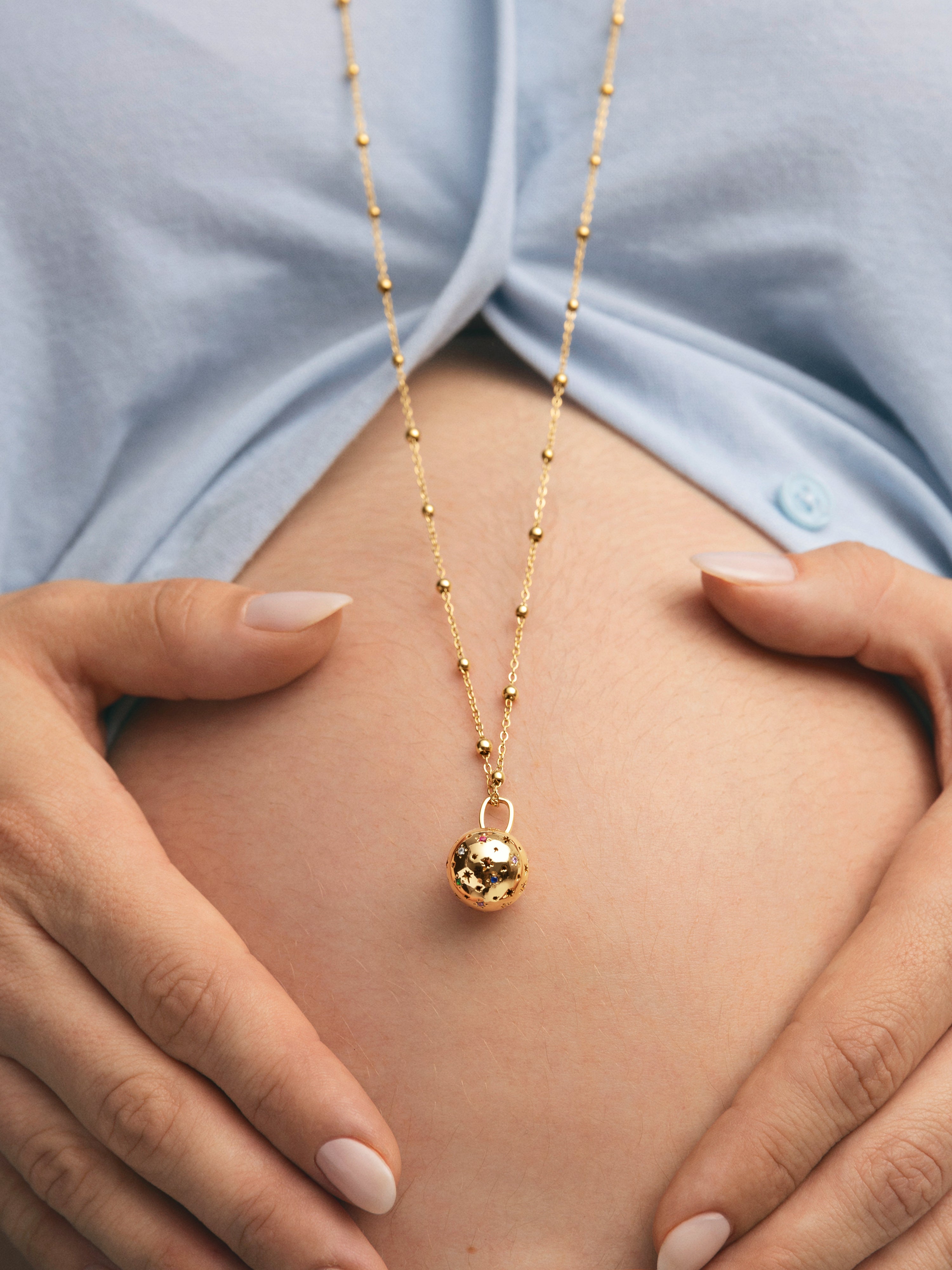 Angel Caller Gold Charm