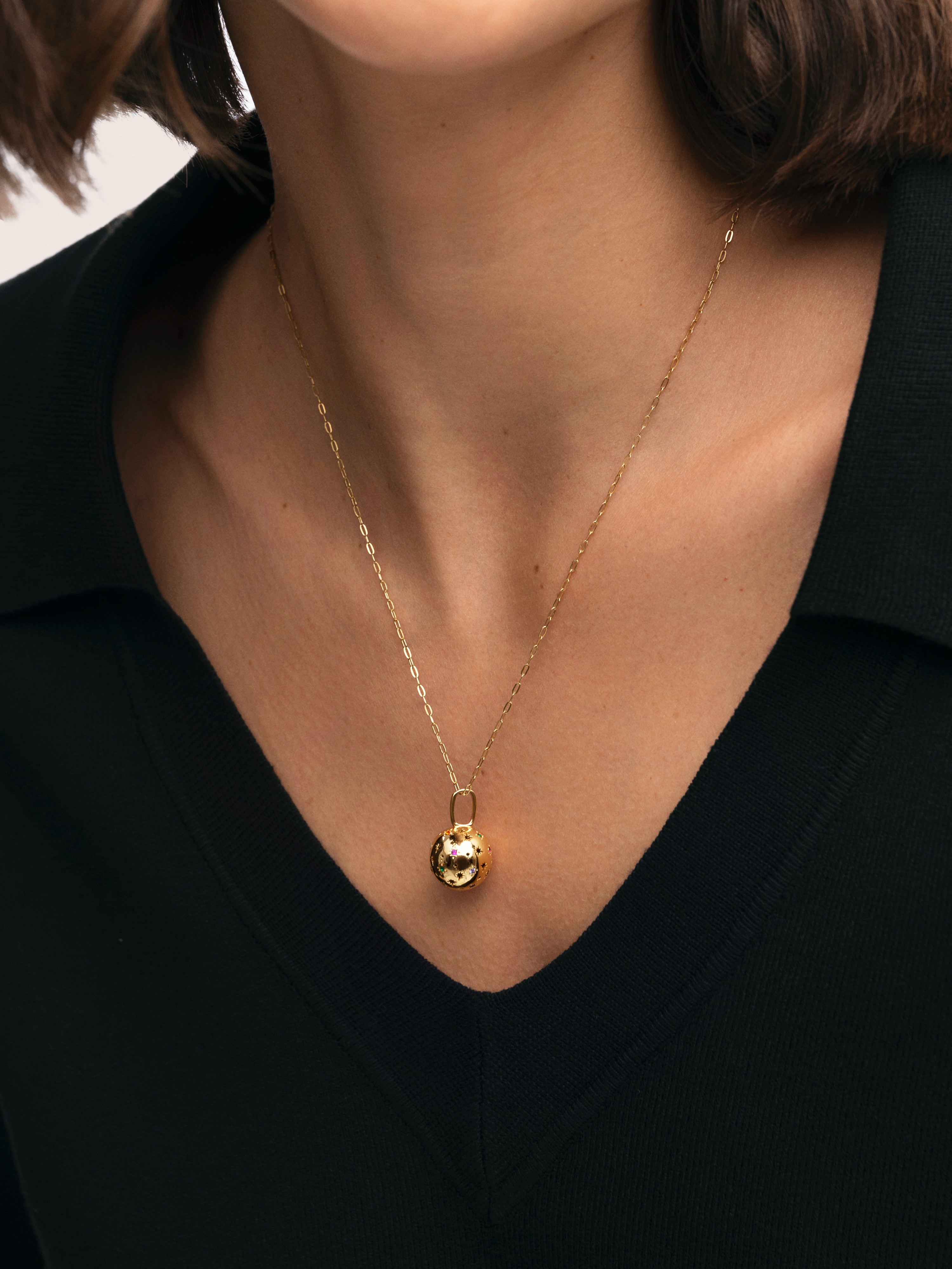 Angel Caller Gold Charm