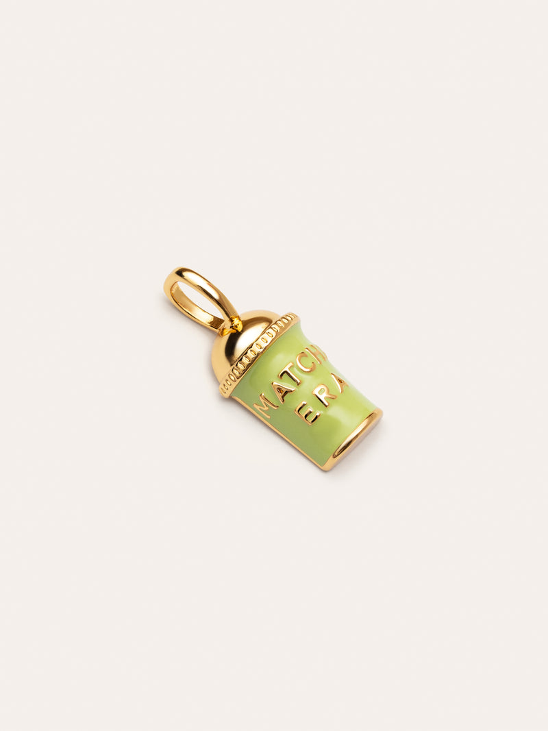 Charm Matcha, vergoldet