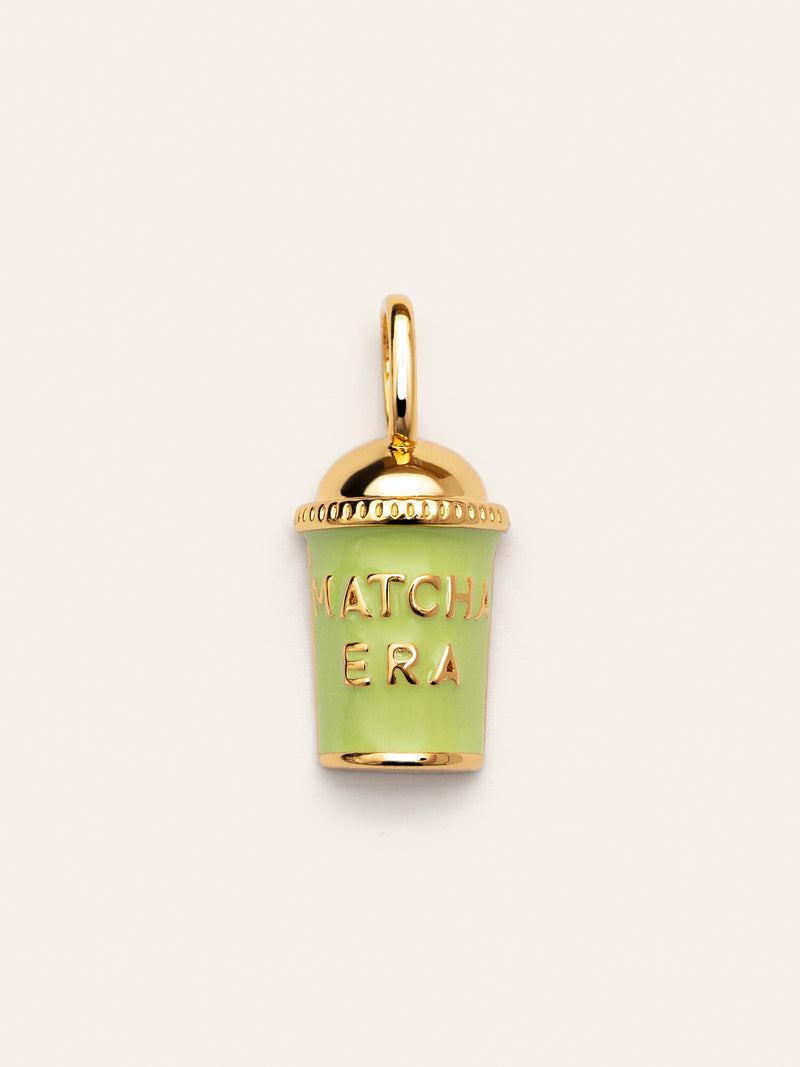 Charm Matcha, vergoldet