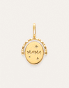 Charm Medaillon Doble Mama Lovely Heart vergoldet