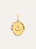 Mon Amour Charm, vergoldet