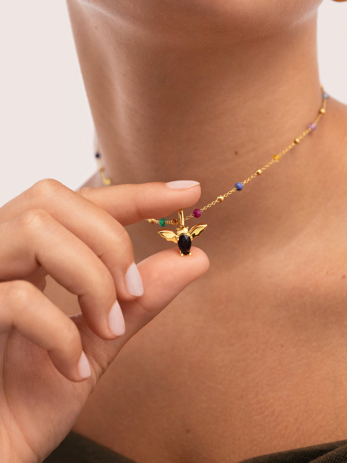Charm Morcego Banho a Ouro - vista 4