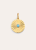 Solei Turquoise Gold Charm