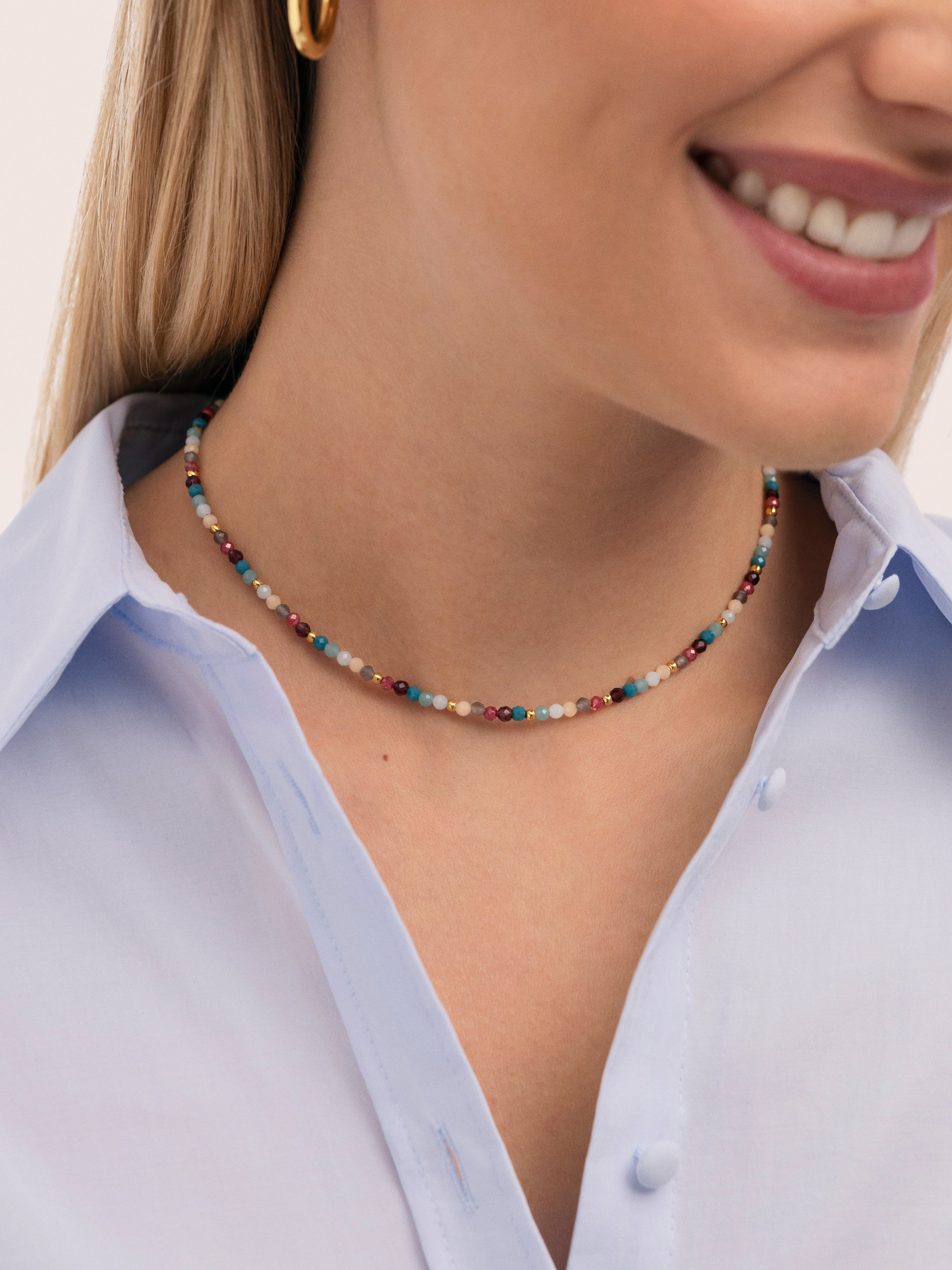 Collier Altea Bruma Acier Plaqué Or