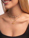 Collar Altea Colors Acero Baño Oro
