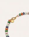 Halskette Alpine Stones Edelstahl mit Goldbeschichtung