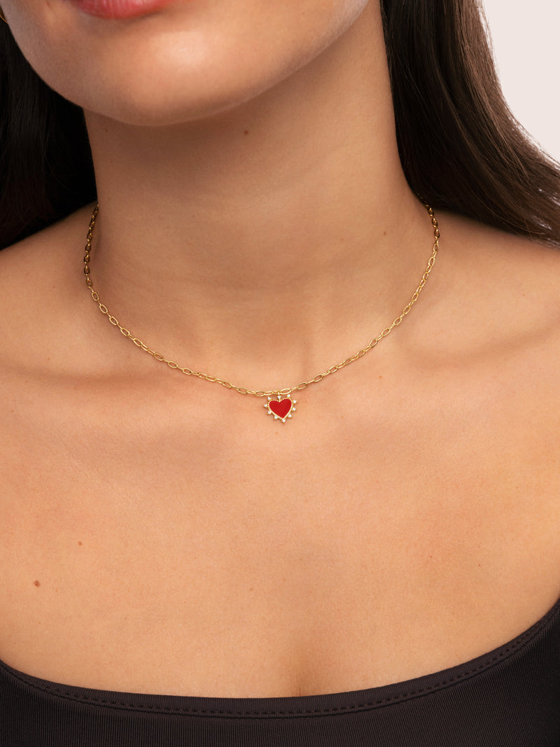 Collier Amour Plaqué Or