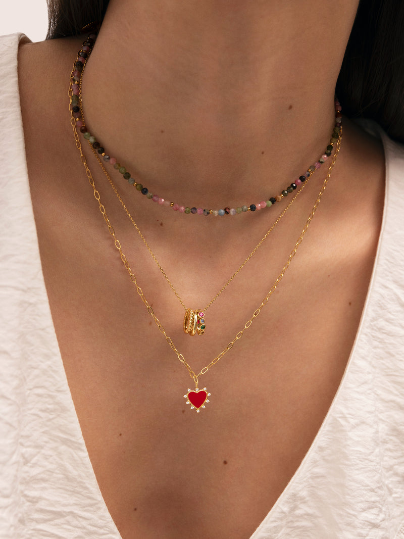 Collier Amour Plaqué Or