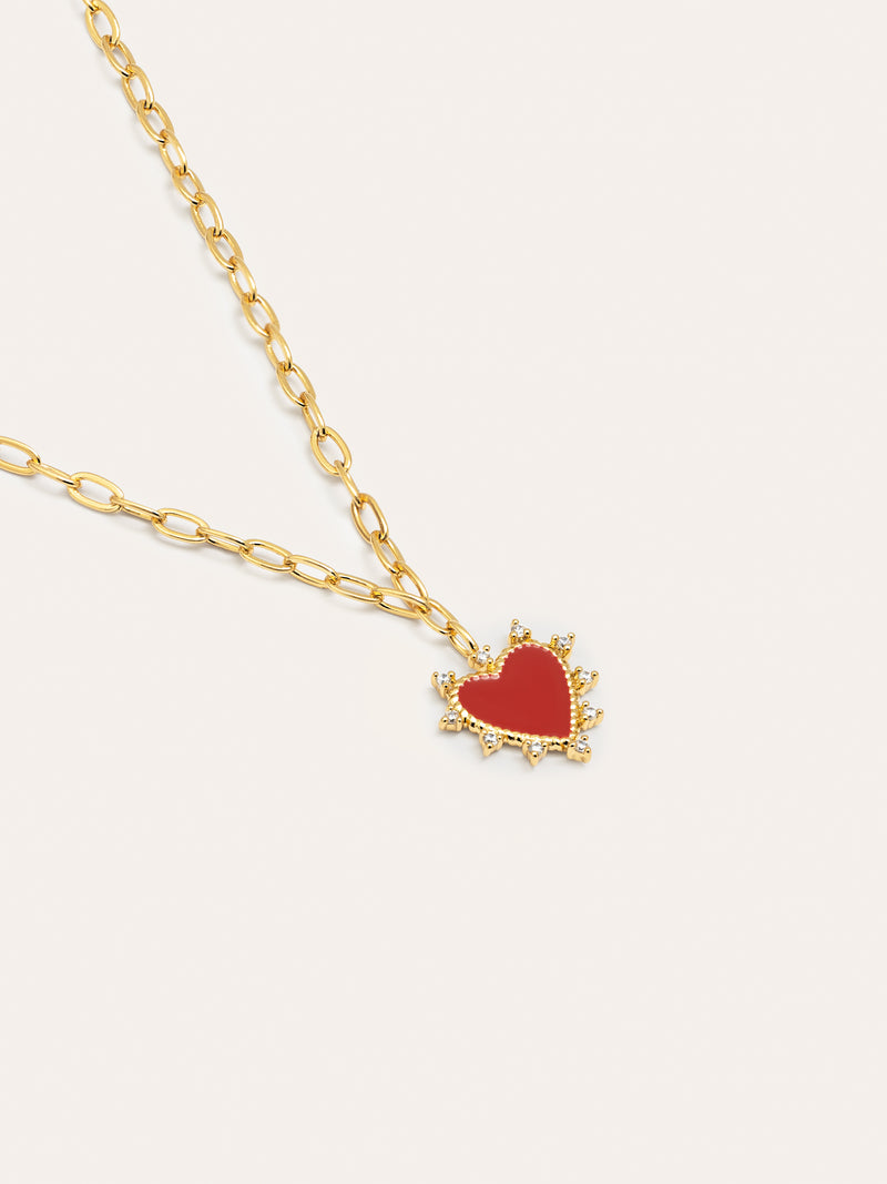 Collier Amour Plaqué Or