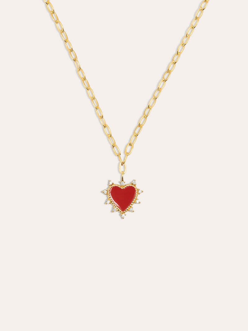 Collier Amour Plaqué Or