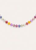 Collar Bali Stones Acero Baño Oro